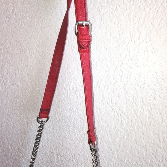 2 for $25 Cute Nine West Red Vintage Small Crossbody Bag - Picture 3 of 8